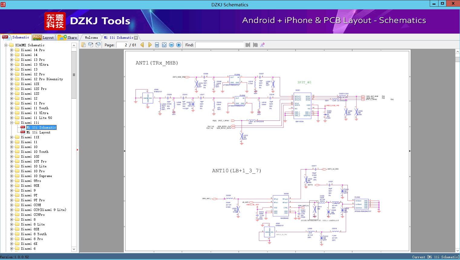 Mi 11i Schematic